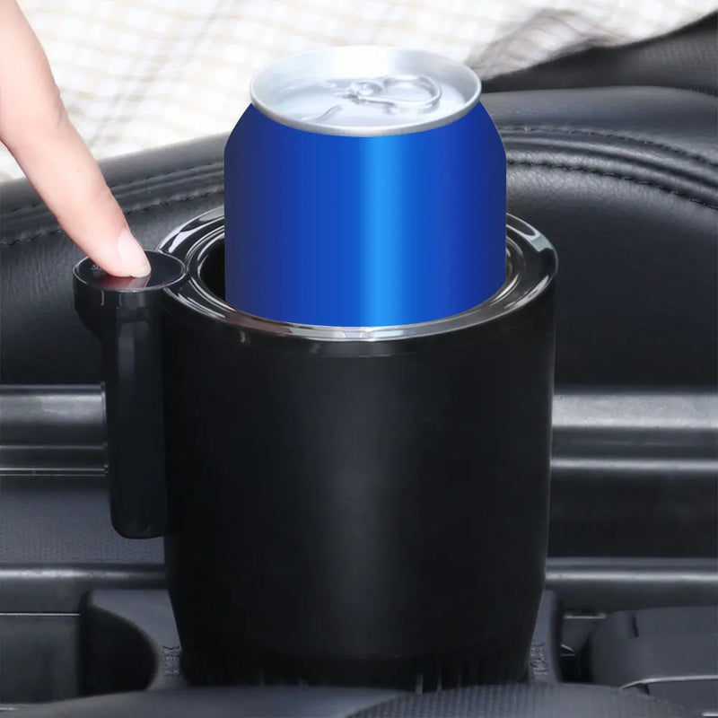 Porta-copos inteligente para carro, quente e frio, com display digital de temperatura